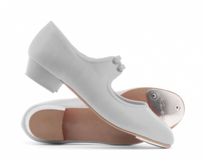 PU Low Heel Tap Shoes