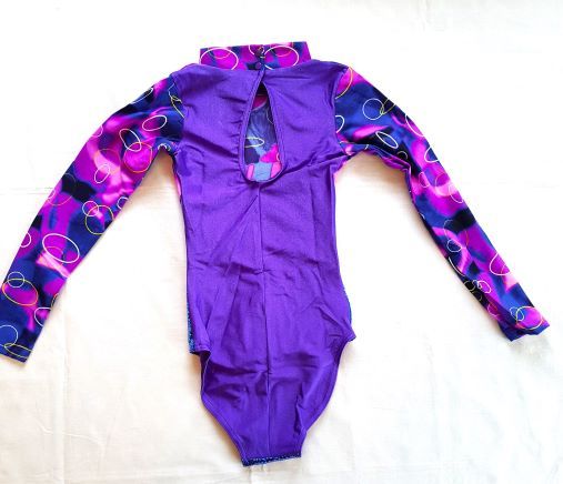 Katz - Turtle-neck Long-sleeve Leotard - 2102