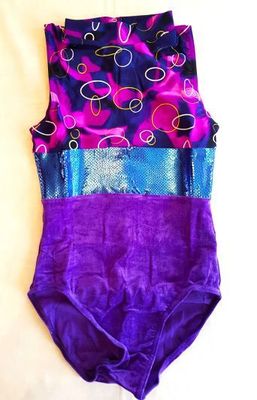 Katz - Turtle-neck Sleeveless Leotard - 2103