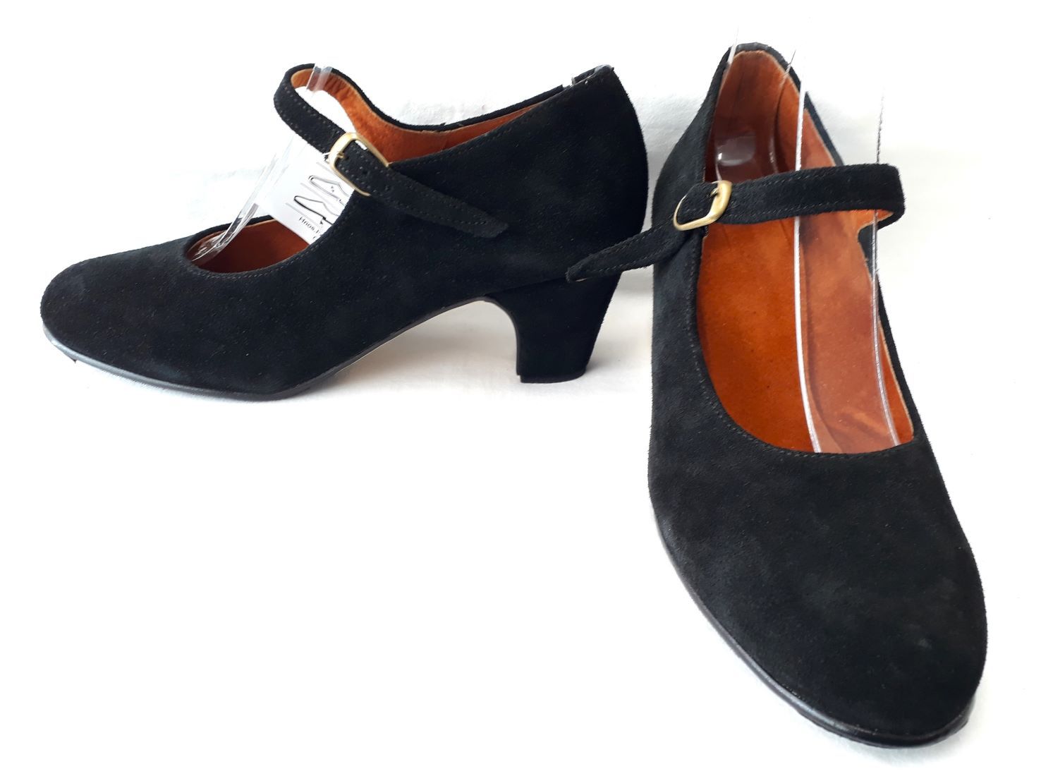 SALE -  Gladis FLAMENCO Black Suede - 1650