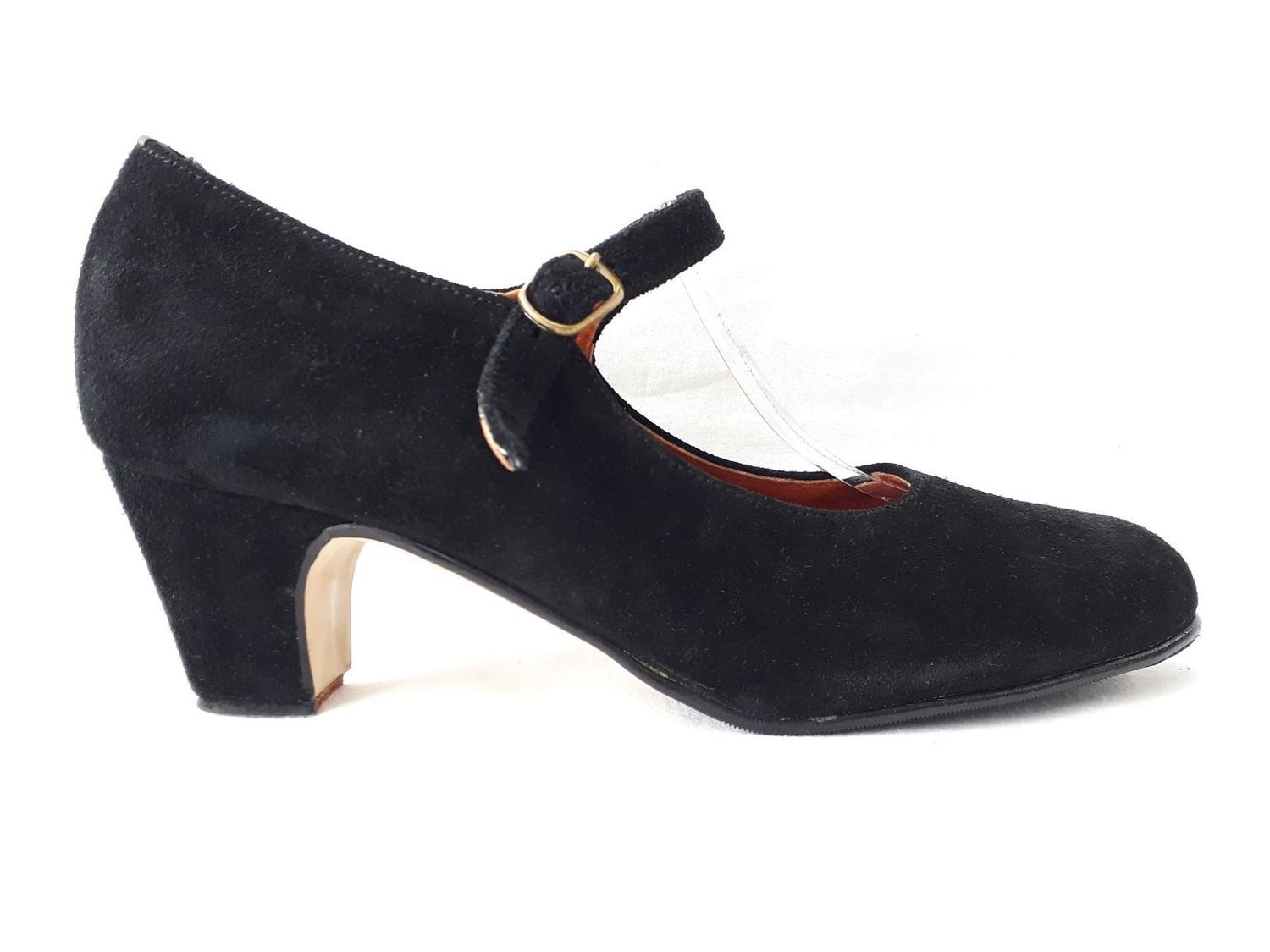 SALE -  Gladis FLAMENCO Black Suede