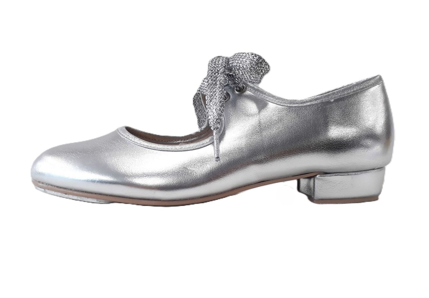 SALE - Katz Silver Tie-Tap shoes