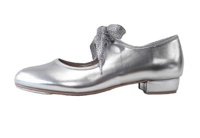 SALE - Katz Silver Tie-Tap shoes