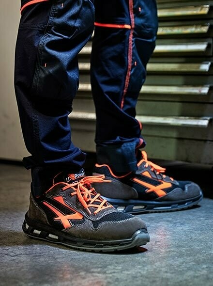 Scarpe antinfortunistiche U Power ORANGE S1P - Ora in TV!