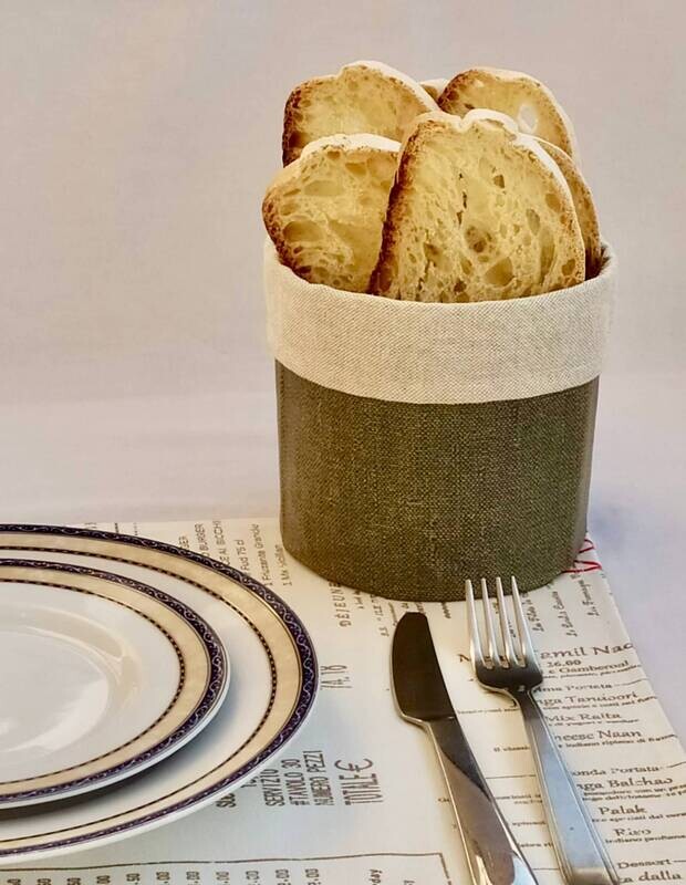 Super Offerta 15 Cestini Pane di Stoffa Antimacchia 2/4 persone