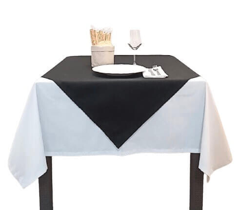 Set 30 Tovaglie e  90 Coprimacchia per Ristorante - Roprodal, Quantità Kit: 30 Tovaglie + 90 Coprimacchia, Colore Tovaglia 145x145: Bianco