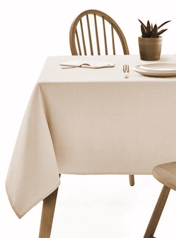 Tovaglia per Ristorante - Minimat Facile Stiro rettangolare Tovaglia ristorante facile stiro beige 120 x 160