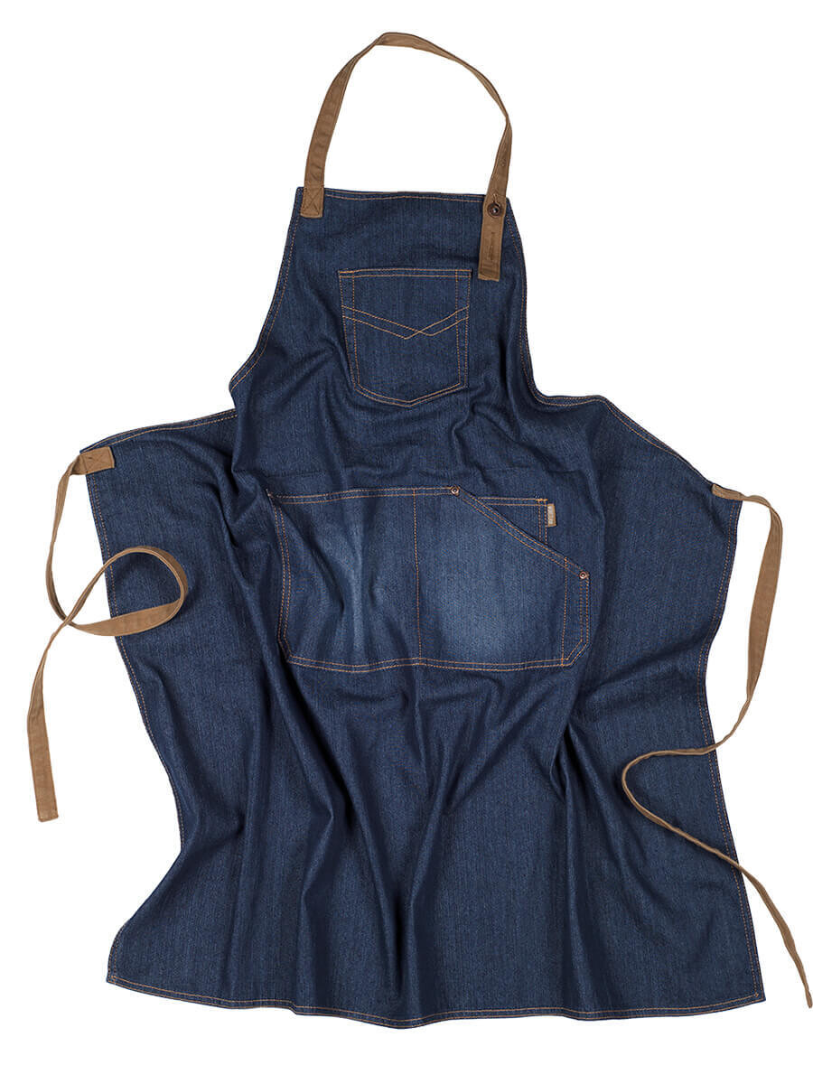 Grembiule Lavoro Grembiule Da Lavoro In Denim Navy Con Tasche, Per Giardinaggio E Falegnameria, Lungo 97 Cm Attaccapanni Da Parete Moderno