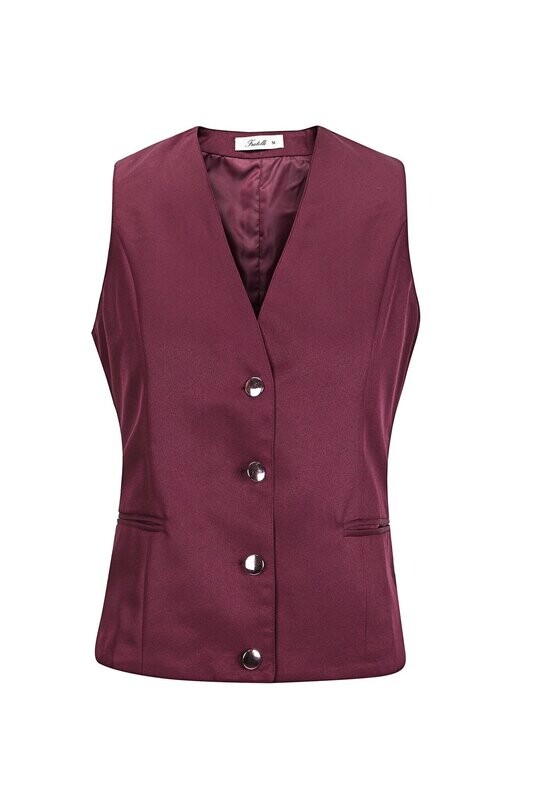 GILET CAMERIERA DONNA NERO