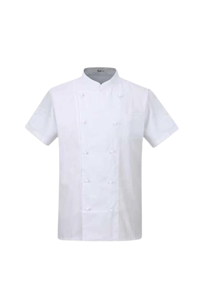 GIACCA CHEF CLASSICA MANICA CORTA CON BOTTONI GIACCA CHEF CLASSICA MANICA CORTA CON BOTTONI