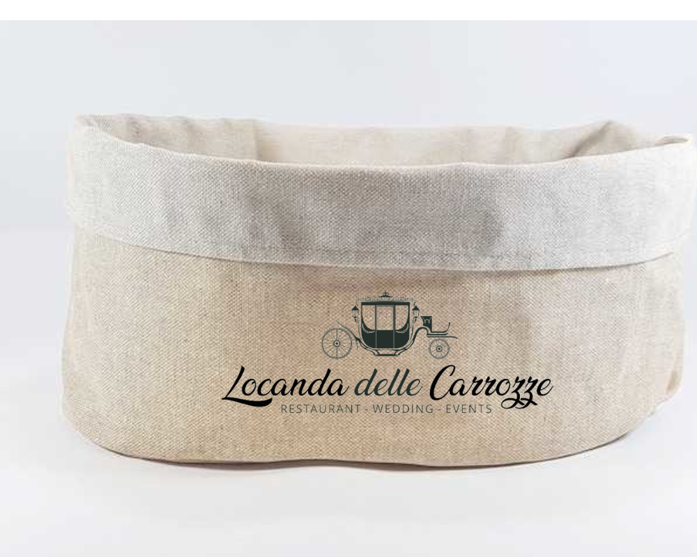 Pancestino Antimacchia Personalizzato Corda ovale  con fodera estraibile 8/10 coperti