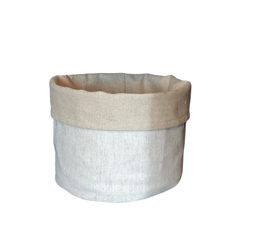 Cestino pane personalizzato 4/6 copert grigio chiaro