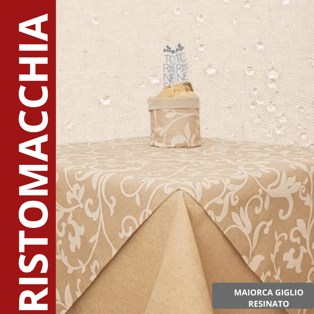 Tovaglia Antimacchia  cm 135 x 135 Maiorca Giglio Corda