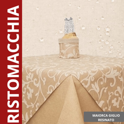 Tovaglia Antimacchia  cm 135 x 135 Maiorca Giglio Corda
