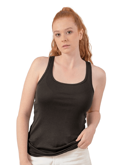 Canotta donna barista spiaggia colore sabbia