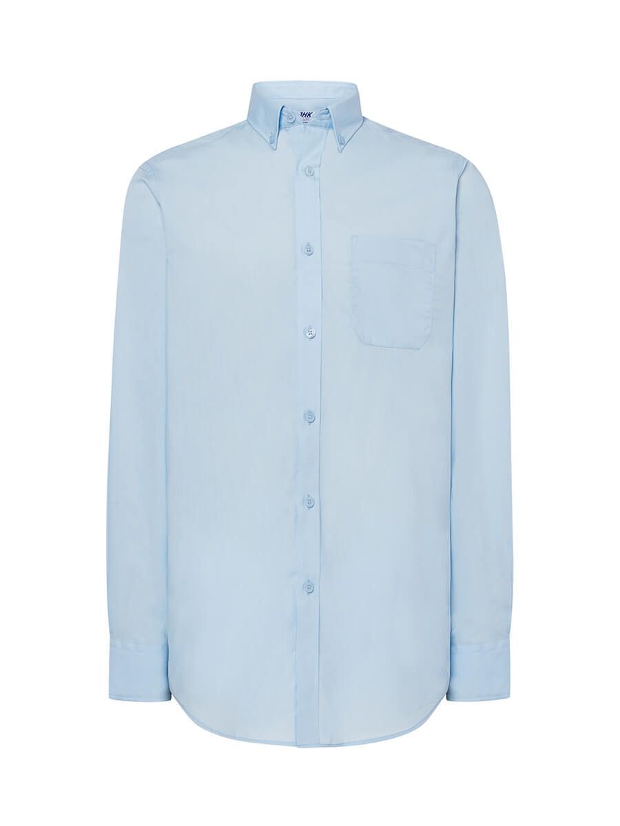 CAMICIA IN POPELAIN UOMO MANICA LUNGA JHK