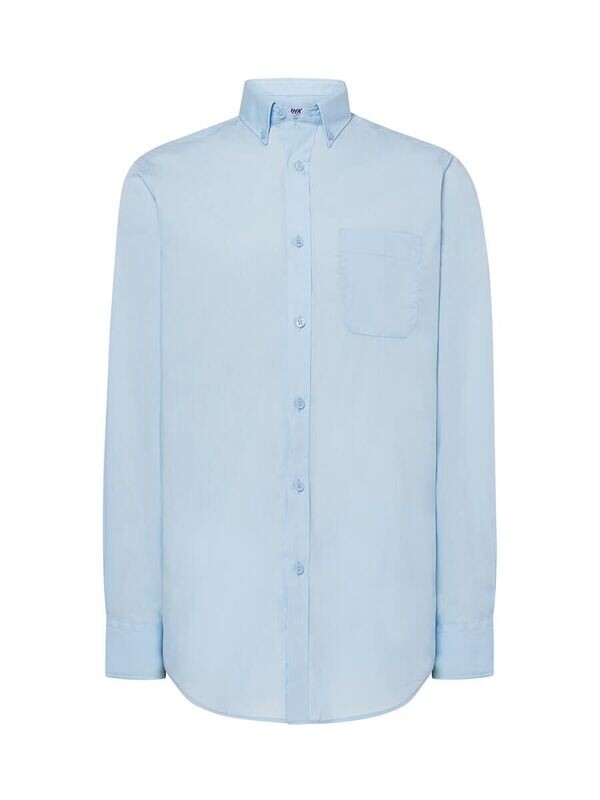 Camicia uomo manica lunga in popelain