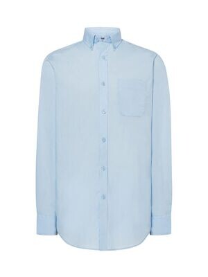 Camicia uomo manica lunga in popelain