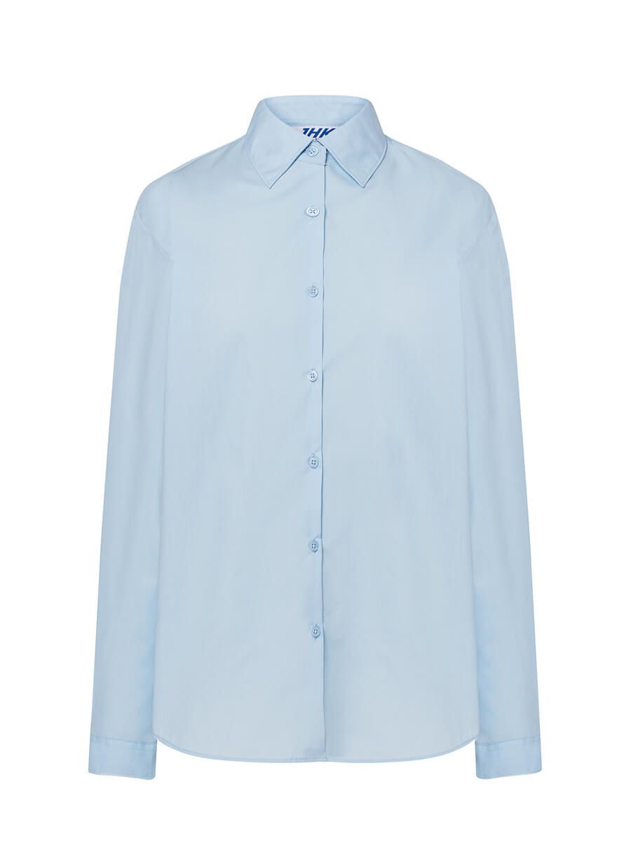 camicia in popeline m. lunga donna per cameriera