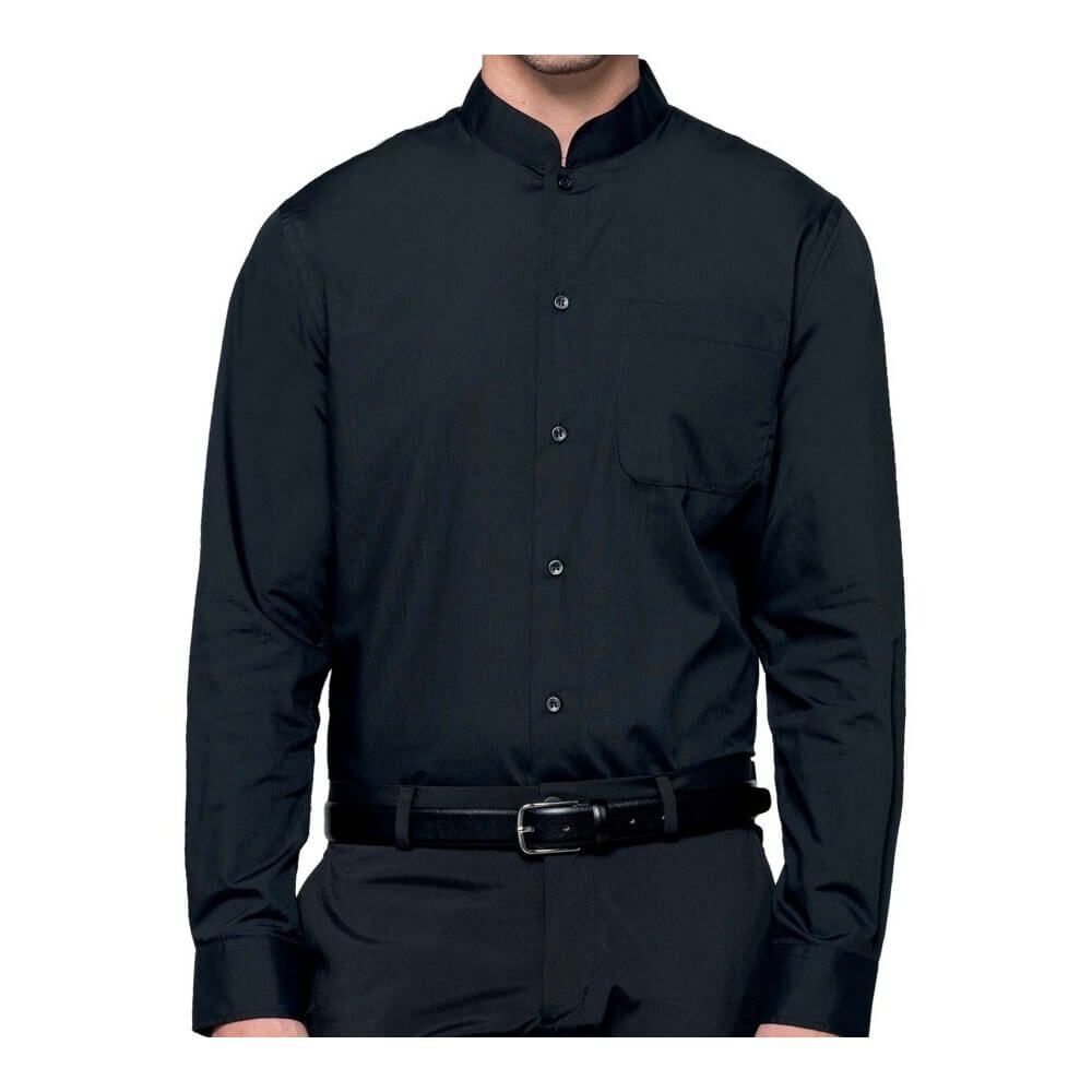 CAMICIA COREANA CAMERIERE UOMO MANICA LUNGA
