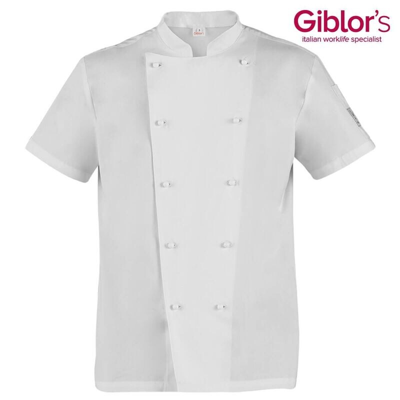 Giacca cuoco maniche corte Giblor's Tommaso Giacca cuoco maniche corte Giblor's Tommaso