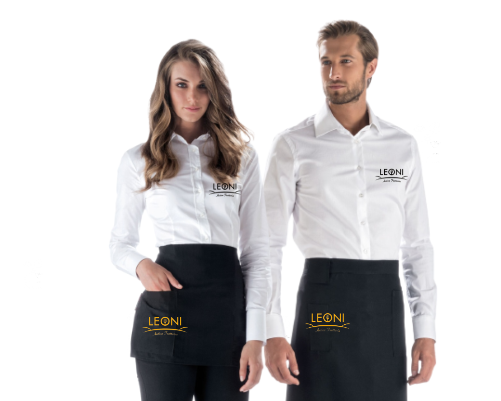 KIT CAMICIA + GREMBIULE BAR CORTO UNISEX