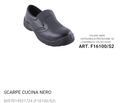 Scarpe Antinfortunistiche Da Cuoco E-Chef Roma Bianche - EN ISO 20345:2011 S2 SRC, Puntale 200J