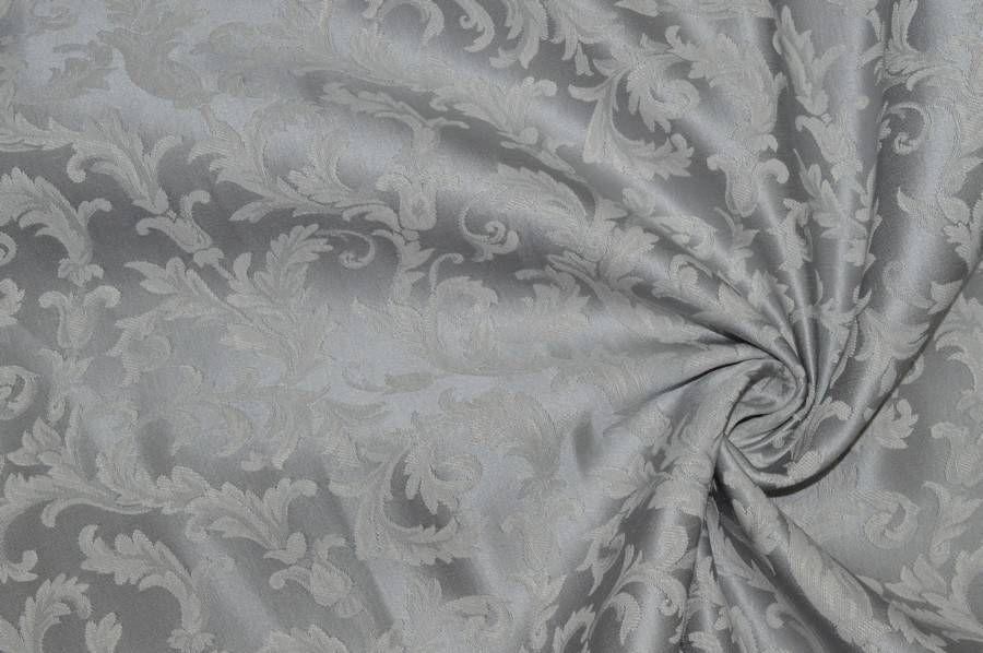 Tovagliolo Damascato Bianco 45 cm x 45cm grigio chiaro