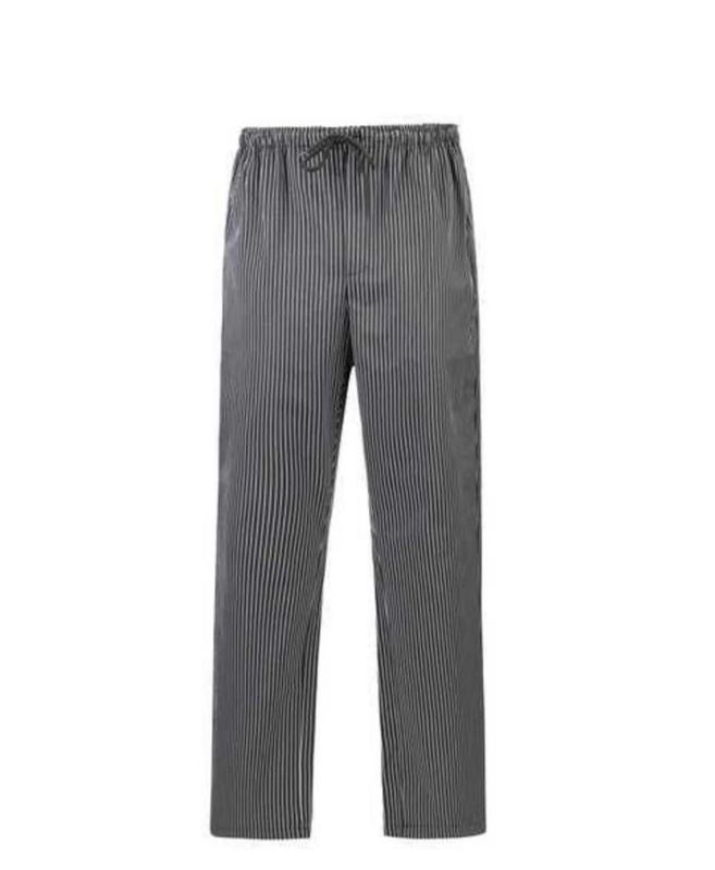 PANTALONE CUOCO CLASSICO CON ELASTICO IN VITA