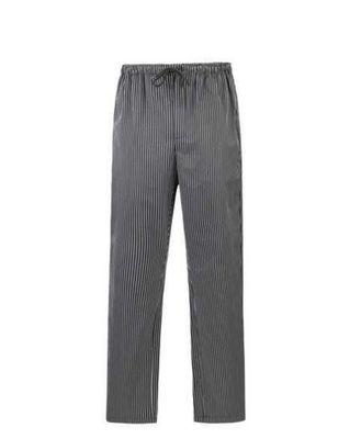 PANTALONE CUOCO CLASSICO CON ELASTICO IN VITA