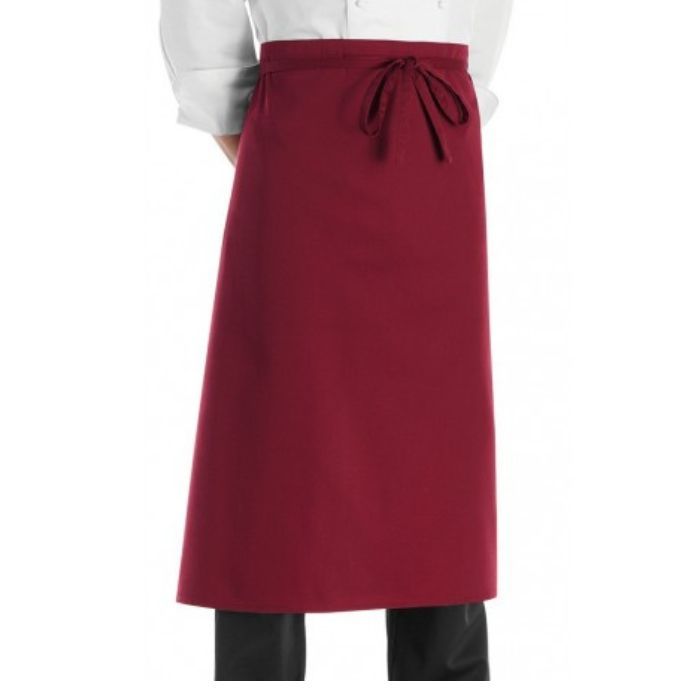 Offerta Grembiule Veronica senza tasca bordeaux