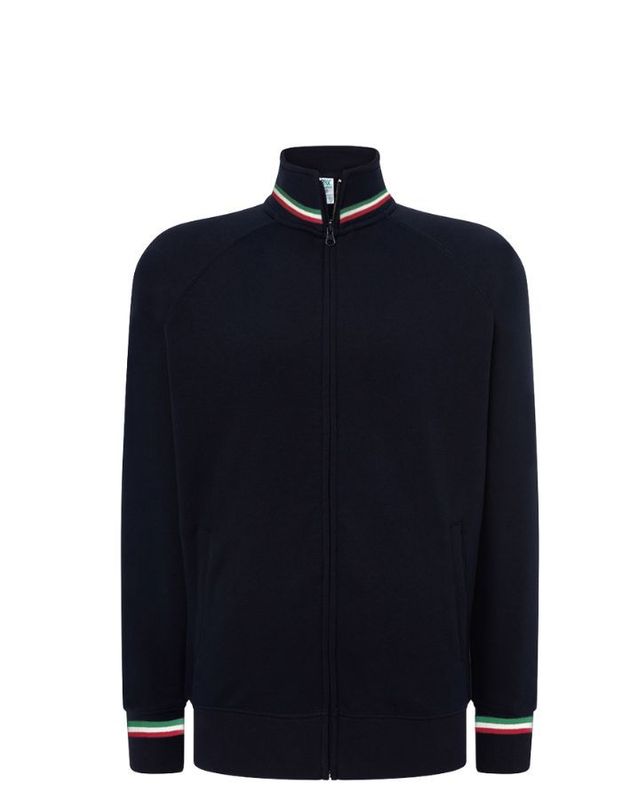 FELPA ZIP INTERA ITALIA