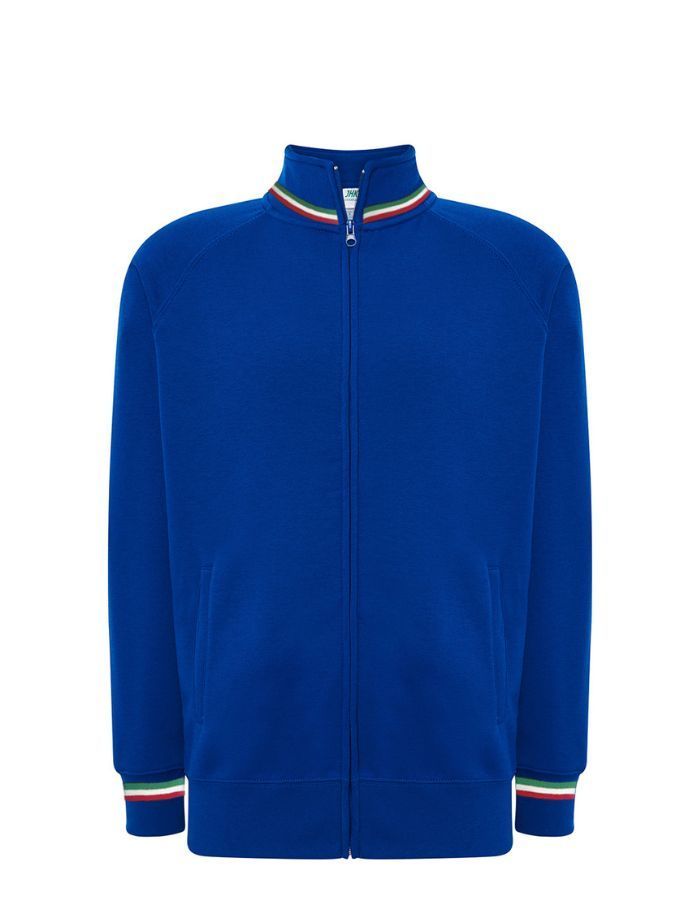 FELPA ZIP INTERA ITALIA FELPA ZIP INTERA ITALIA, Colore: Blu Royal RB