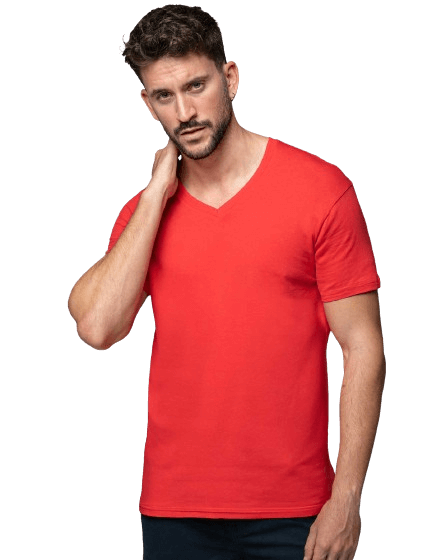 T-SHIRT UOMO COLLO V JHK
