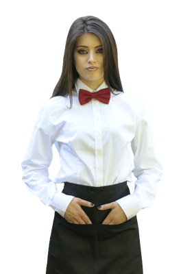 camicia-bianca-donna-ristorante-maniche-lunghe