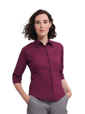 CAMICIA DONNA LUXURY  STRETCH  ATTILLATA RUSSEL