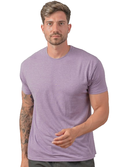 t-shirt uomo colore lavanda