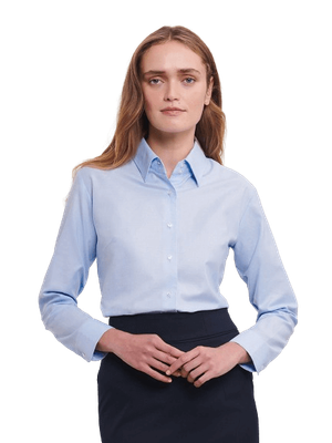 camicia donna oxford m. lunga elegante 