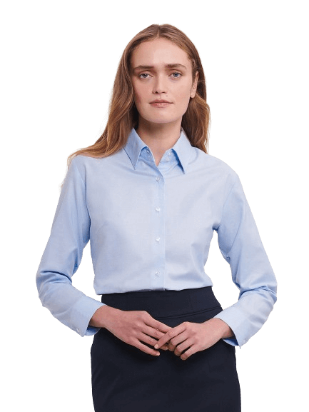 camicia donna oxford m. lunga elegante 