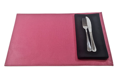 Tovagliette americane antimacchia 30cm x 45cm Louvain Fucsia Fine Serie