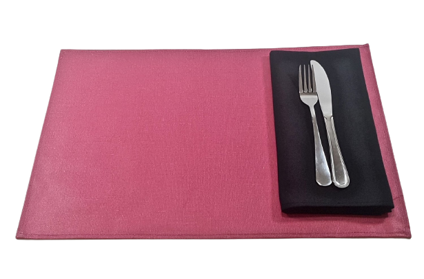 Tovagliette americane antimacchia 30cm x 45cm Louvain Fucsia Fine Serie