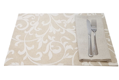 Tovagliette americana 30cm x 45cm Maiorca Giglio Corda Fine serie