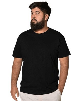 T-SHIRT UOMO MANICA CORTA TAGLIE FORTI JHK