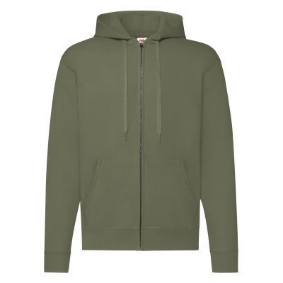 FELPA UNISEX CAPPUCCIO E ZIP  Fruit of the Loom CLASSIC