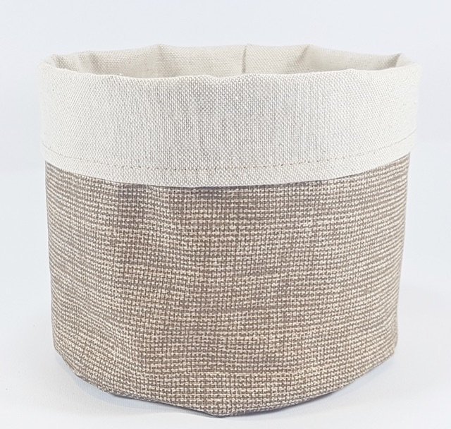 Pancestino Marrone Striato con fodera estraibile 4/6 coperti, Colore Fodera: Corda