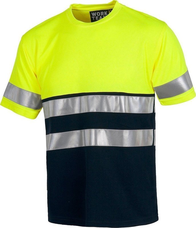 T-SHIRT BICOLORE ALTA VISIBILITA' WORKTEAM