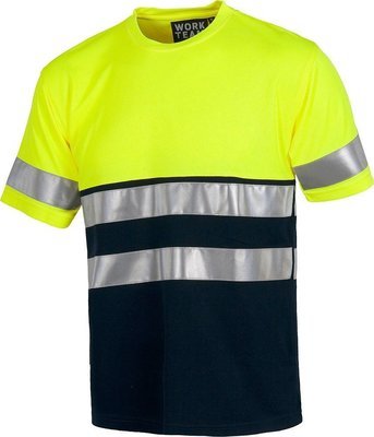 T-SHIRT BICOLORE ALTA VISIBILITA' WORKTEAM