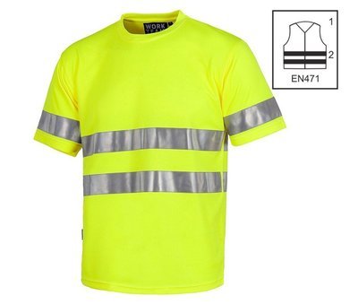 T-SHIRT ALTA VISIBILITA' CONFORME cl.1 -SCONTI QUANTITA'