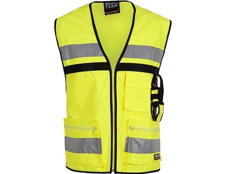 GILET ALTA VISIBILITA' MULTI TASCA WORKTEAM GILET ALTA VISIBILITA' MULTI TASCA WORKTEAM