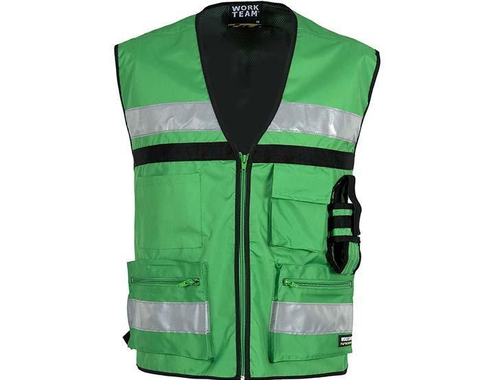 GILET DA LAVORO ALTA VISIBILITA' MULTITASCA - Main Image
